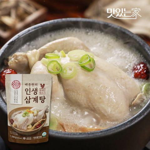 [백종원] 인생삼계탕 / 1200g x 8팩