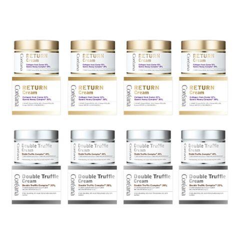 [삼성카드5%할인][단독] 코리아나 리턴크림 패키지 (리턴크림 100ml * 4통 + 트러플크림 100ml * 4통)