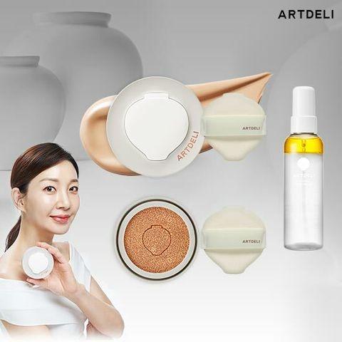 아트델리 세라믹 글로우 쿠션 본품1+리필1+세라믹 미스트1