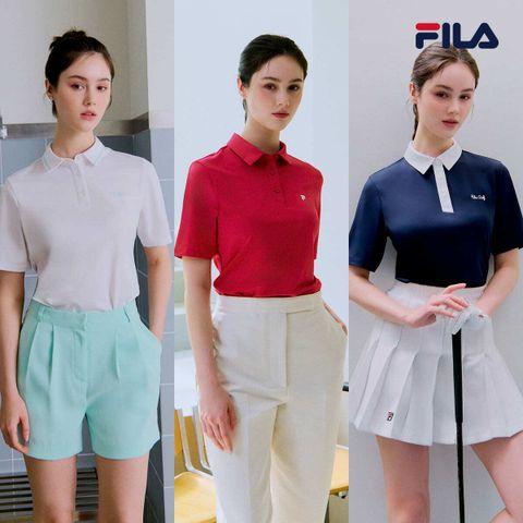 [삼성카드5%할인]FILA(휠라) 여성 24SS 반팔 카라티 3종