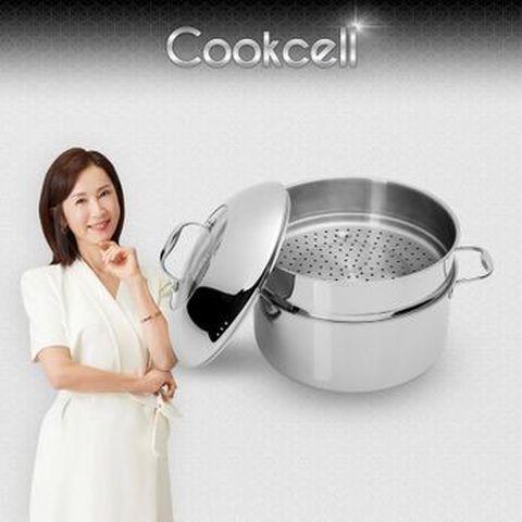 쿡셀 블랙큐브 9리터 특대곰솥+찜기+뚜껑(28cm)