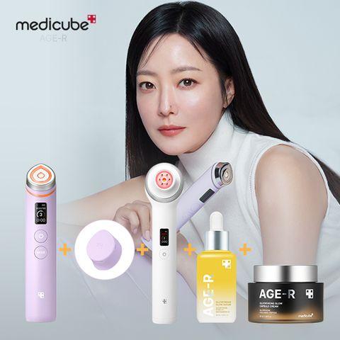 부스터프로&전용헤드캡(라벤더)+울트라튠+앰플 1개+크림 1개