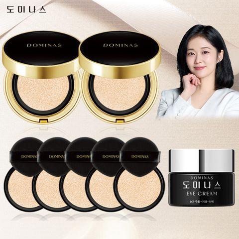 최신상 태극제약 도미나스 커버쿠션2+리필5+아이크림1개