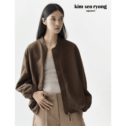 김서룡 25FW 글램 나일론 봄버 점퍼