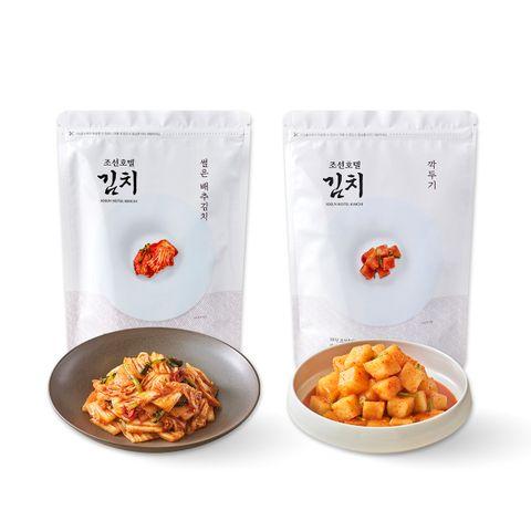 [조선호텔김치] 조선호텔 썰은배추김치 1kg + 깍두기 1kg