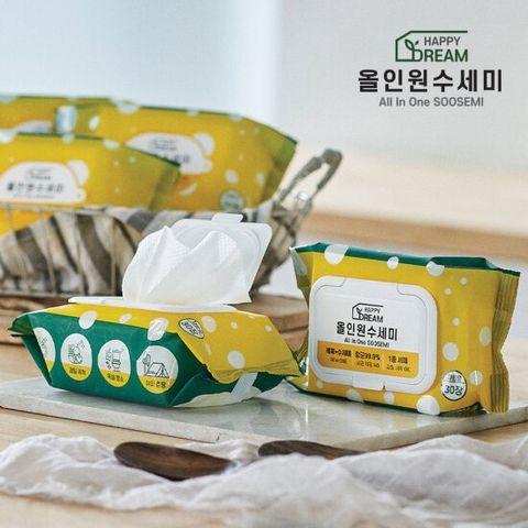 해피드림 올인원 수세미 180매 구성